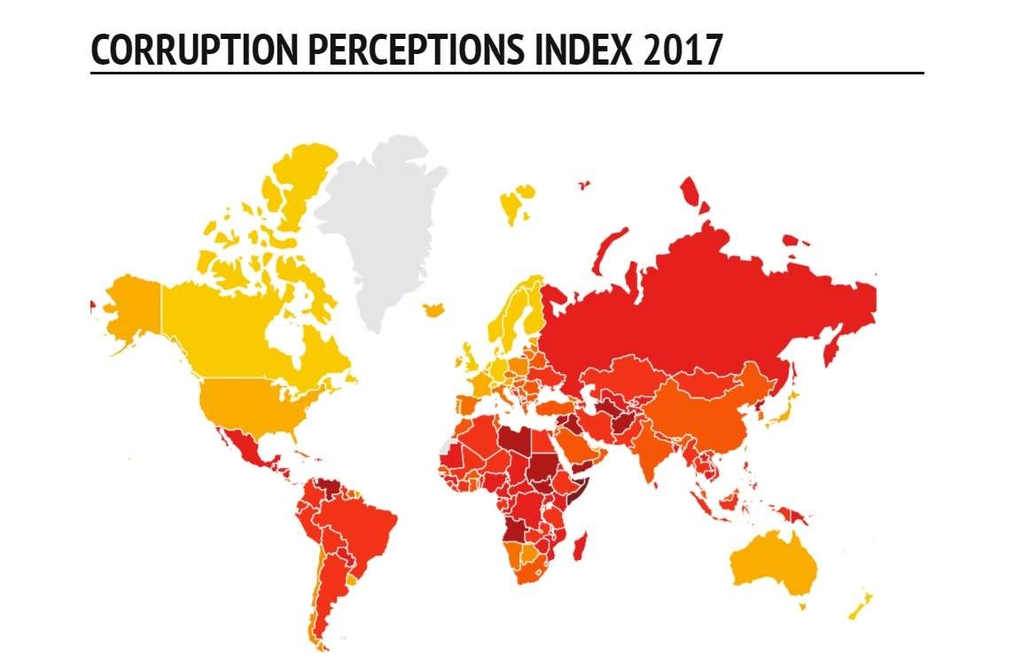 По уровню коррупции Казахстан занял 122-ю строчку из 180 стран