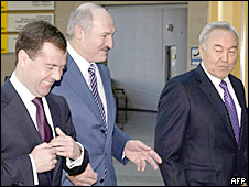 Москва, Минск и Астана договорились о таможенной зоне 